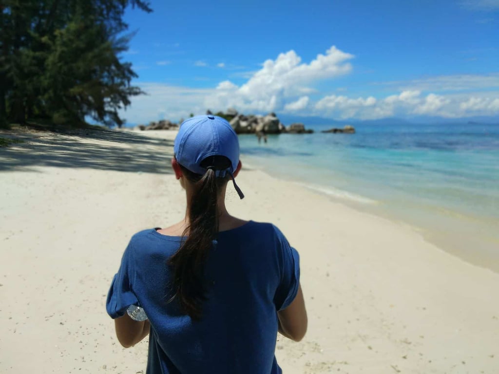 Jungle trekking route in Perhentian Besar island.