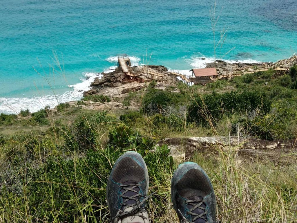 Hiking route in Perhentian Kecil.