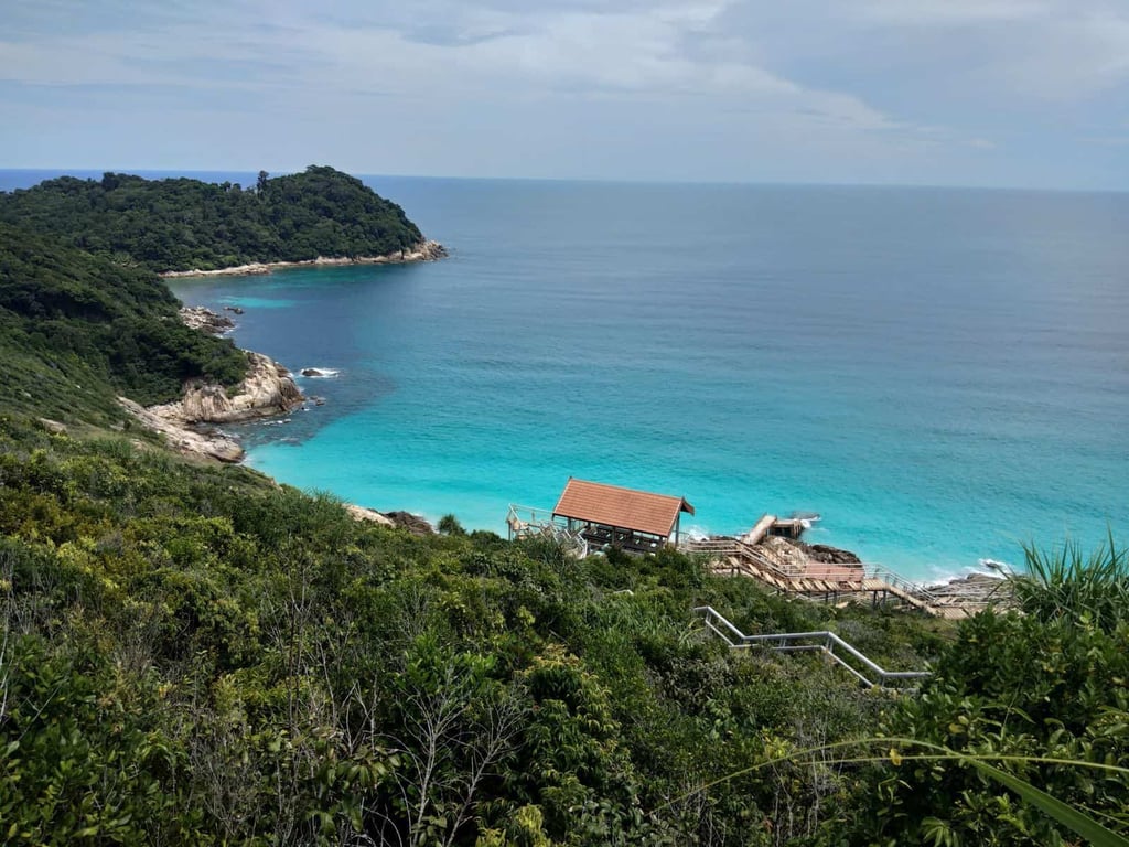 Hiking route in Perhentian Kecil.