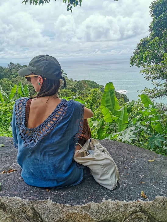 Overlooking Freedom Beach in Phuket, Thailand