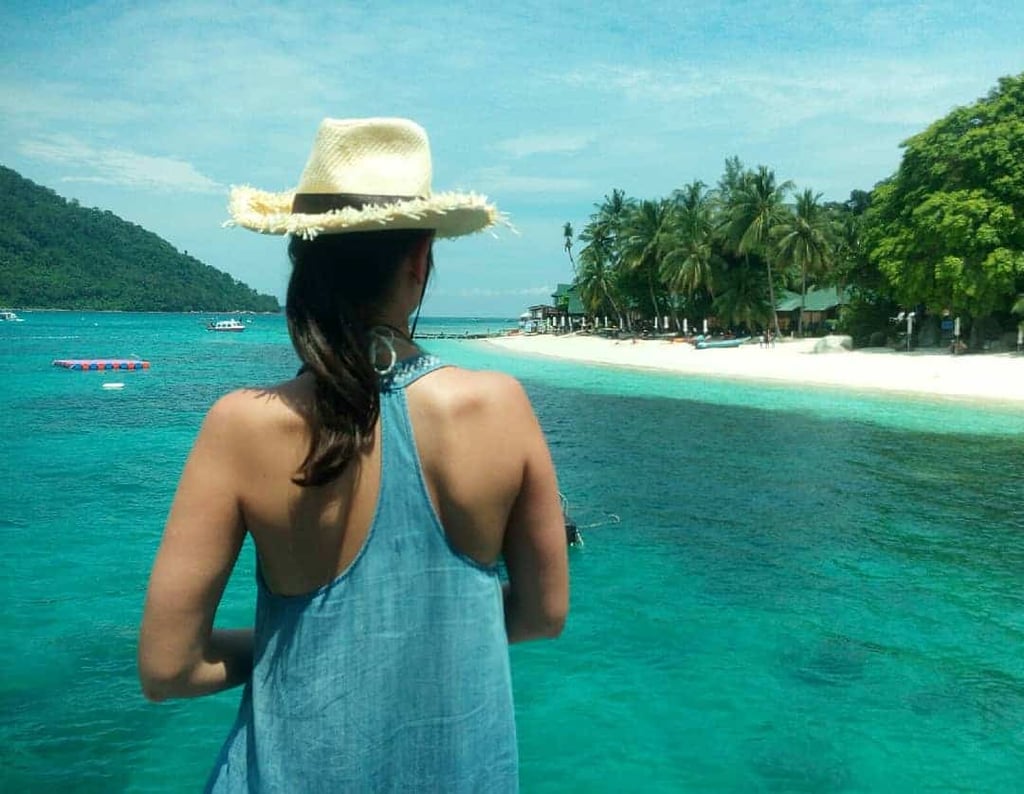 View of Tuna Bay in Perhentian Besar, Malaysia // travelmermaid.com