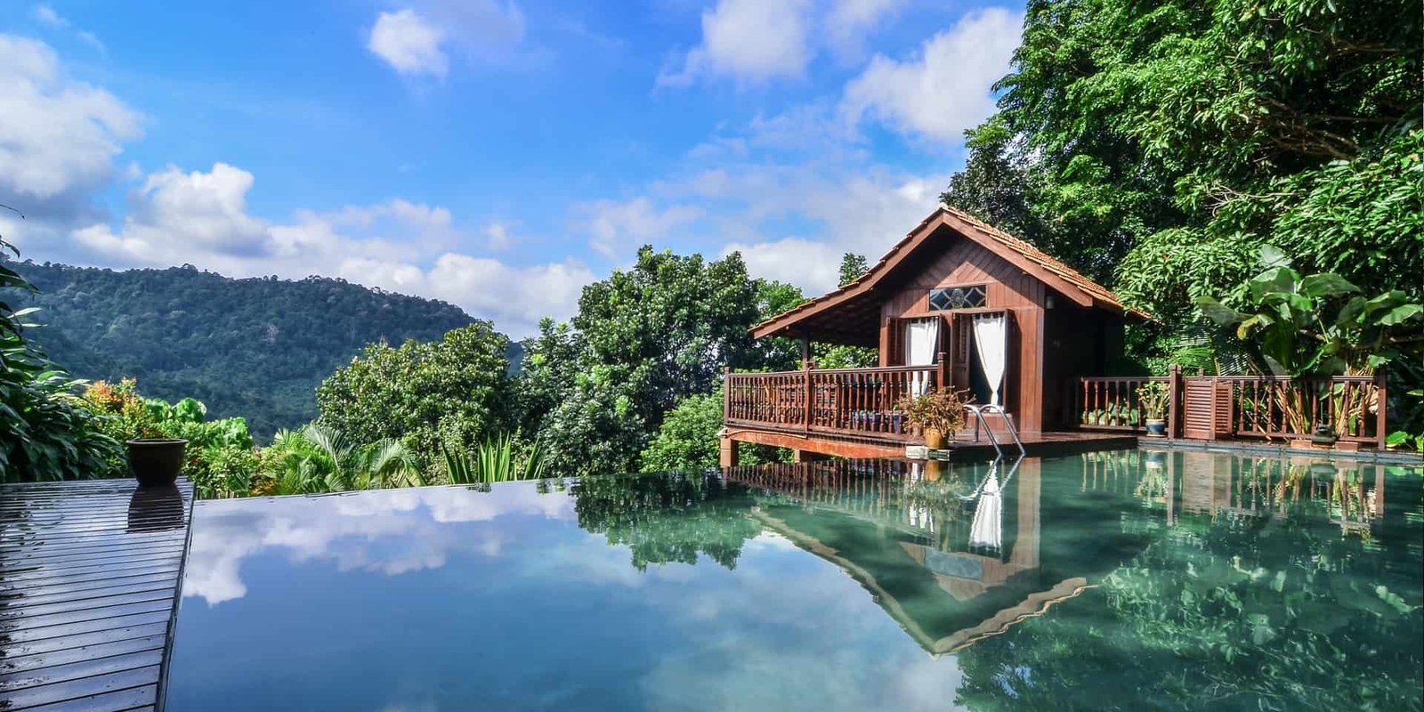 The pool at The Dusun resort near Kuala Lumpur // travelmermaid.com