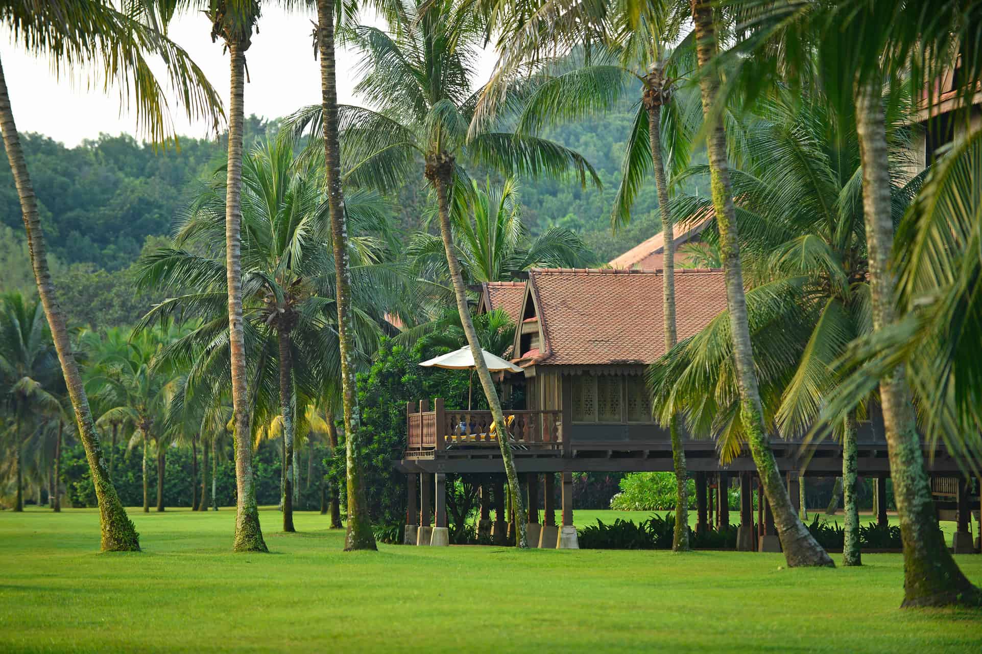 The gardens at Club Med resort in Cherating, Malaysia // travelmermaid.com