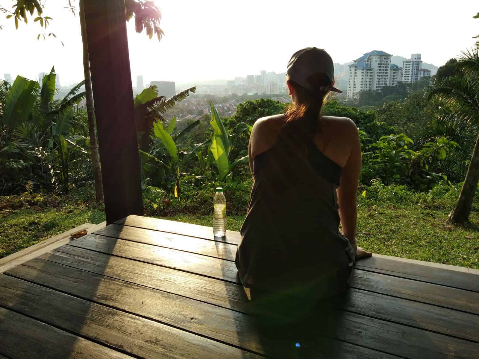 A view of TTDI in Kuala Lumpur from Bukit Kiara // travelmermaid.com