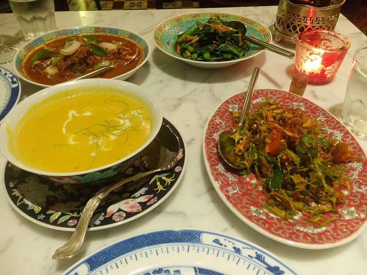 Nyonya chicken curry at Kebaya restaurant in Georgetown