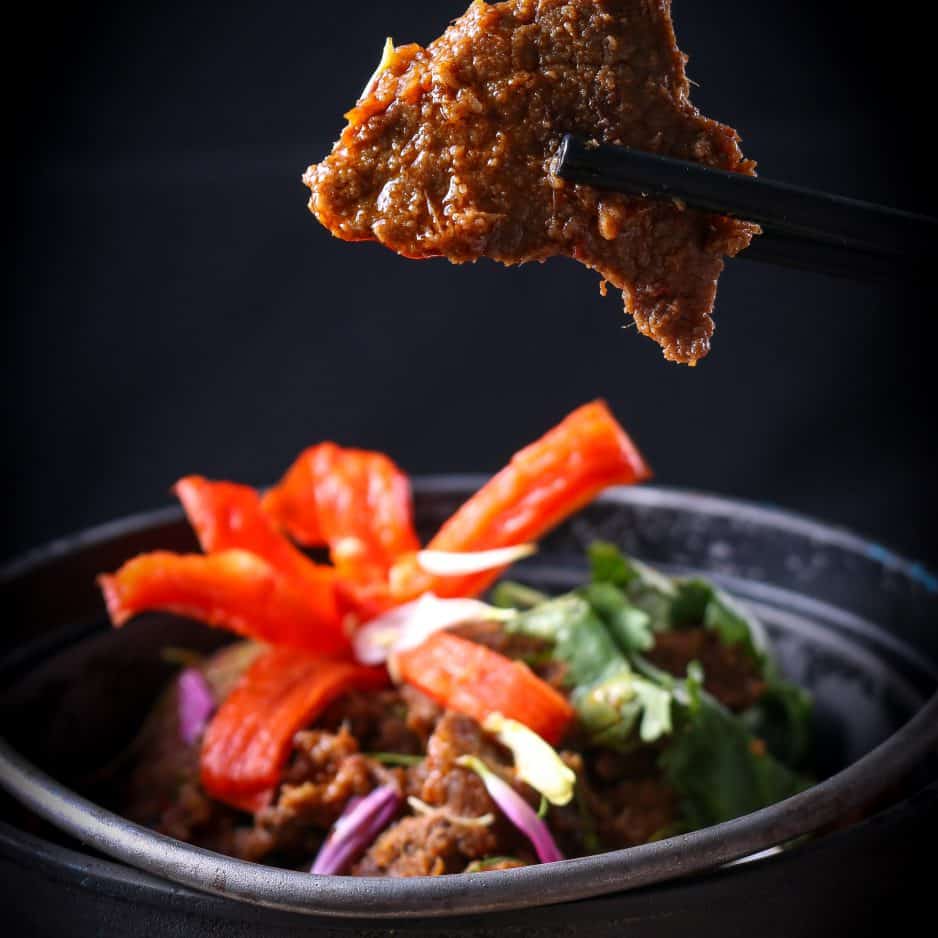 Beef rendang at Opium restaurant in Kuala Lumpur