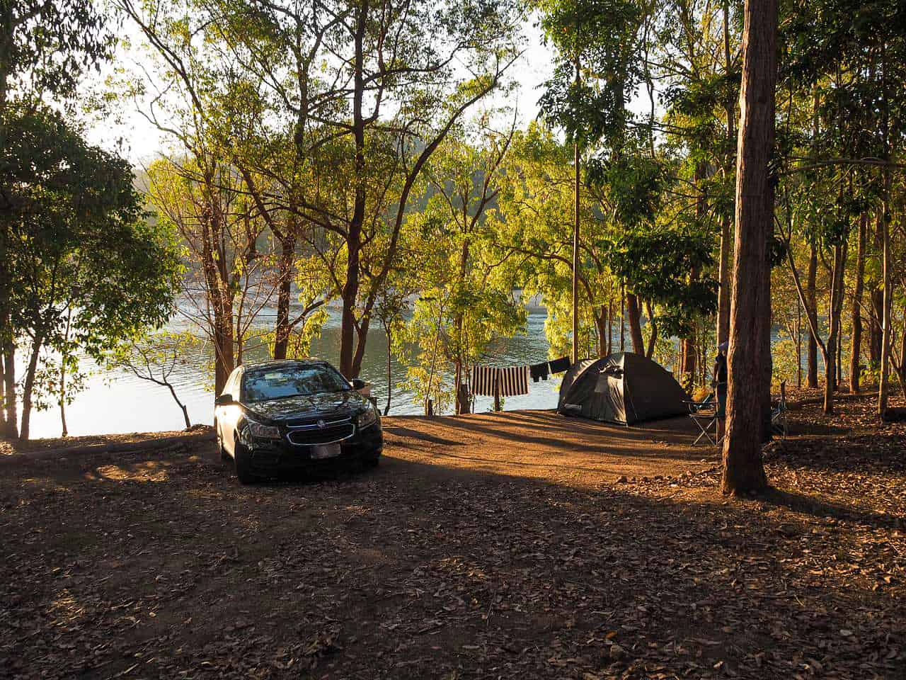 Our campsite at Camp Barrabadeen in North Queensland // TravelMermaid.com