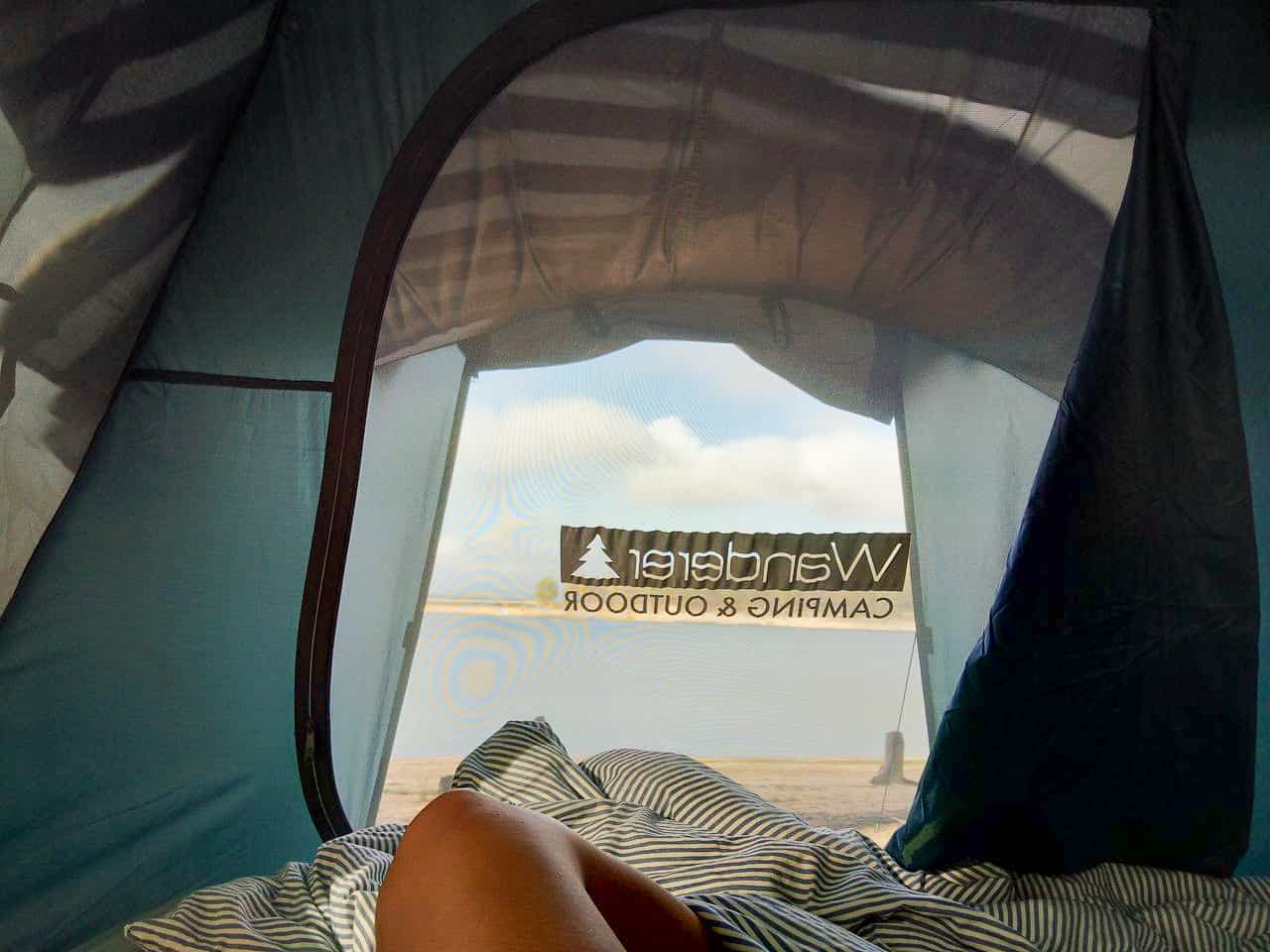 View from my tent at Lake Tinaroo in North Queensland // TravelMermaid.com