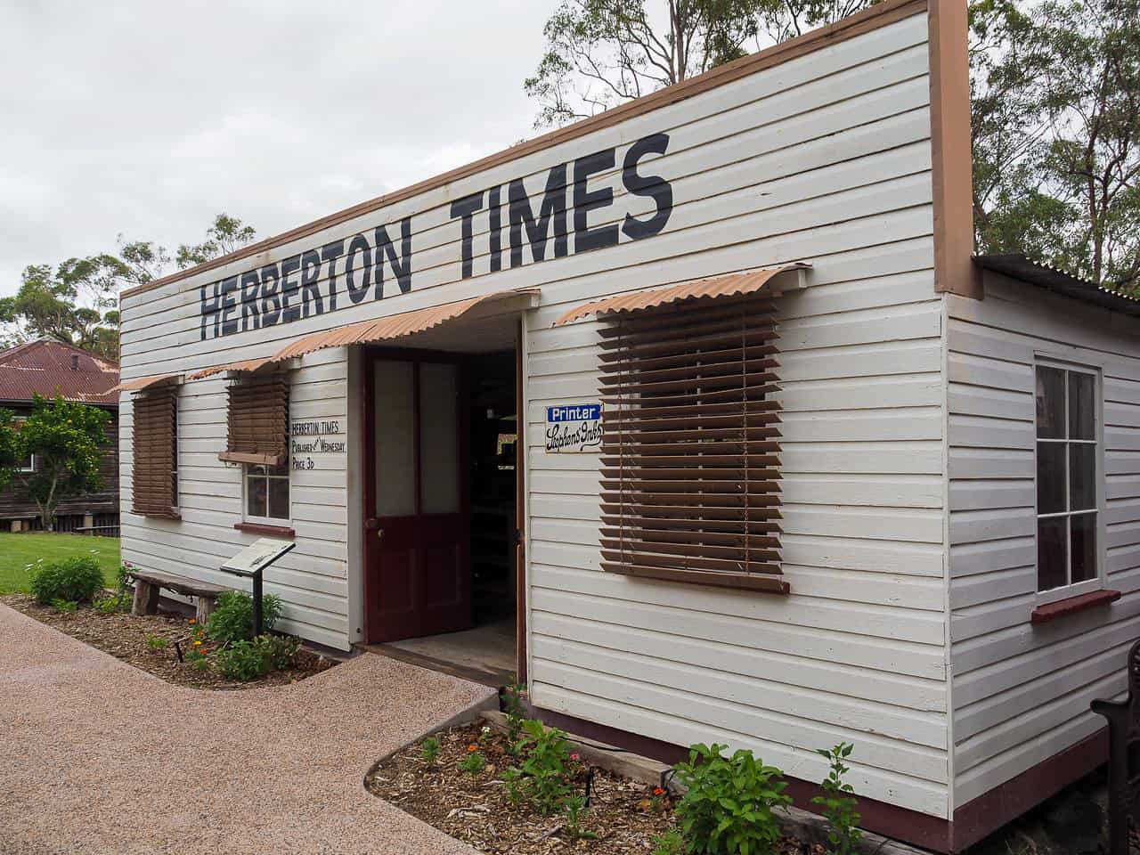 Herberton Times at Herberton Heritage Village museum, North Queensland // TravelMermaid.com