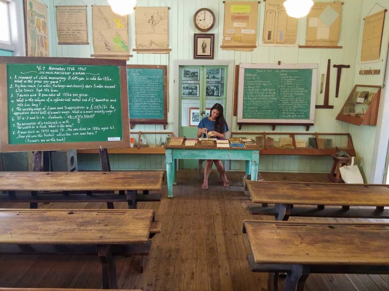 Inside the old school at Herberton Heritage Village in the Atherton Tablelands, North Queensland // Travel Mermaid