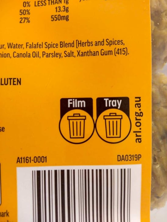 Nature's Kitchen falafel bites by Coles- packaging that cannot be recycled // travelmermaid.com