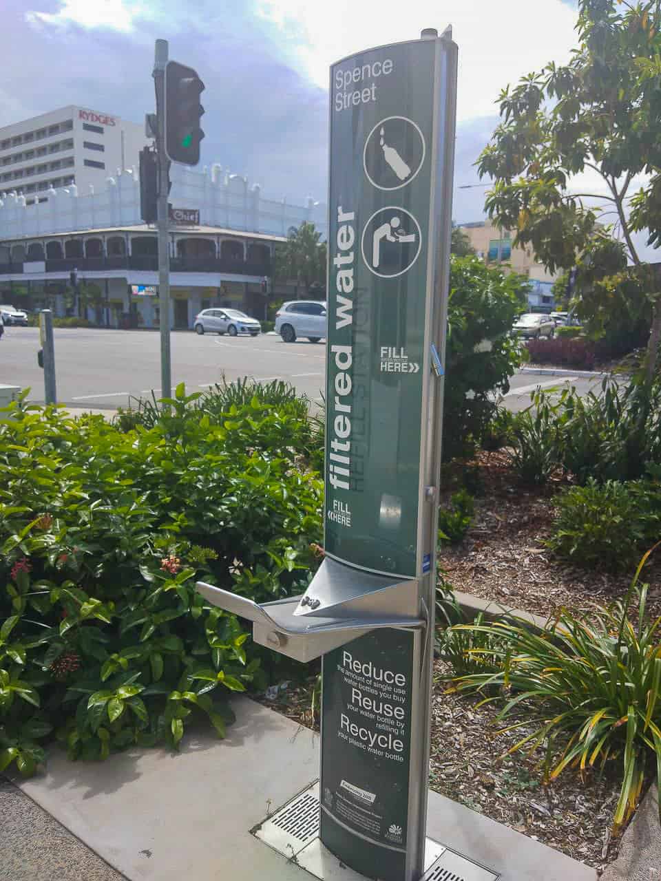 A filtered water station in Cairns, Australia // travelmermaid.com