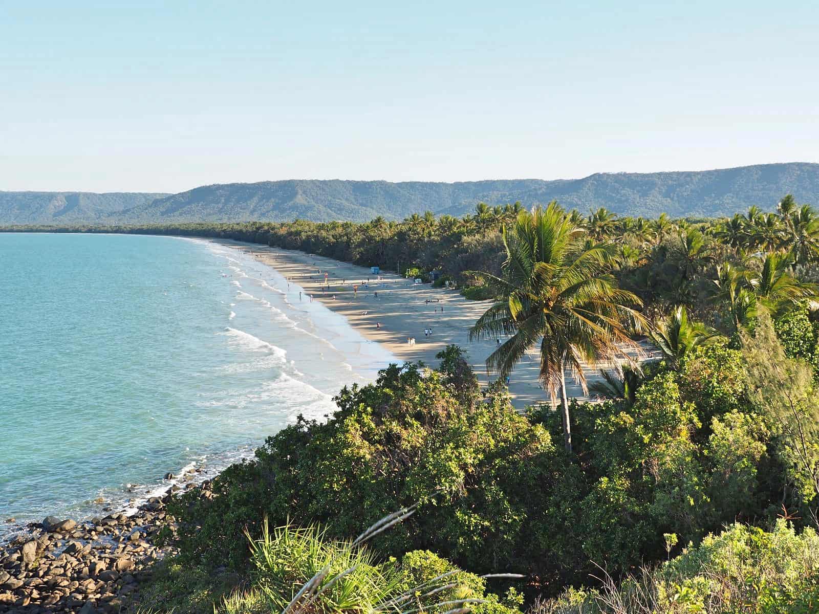 Four Mile Beach in Port Douglas from the top of Flagstaff Hill, Queensland // Travel Mermaid