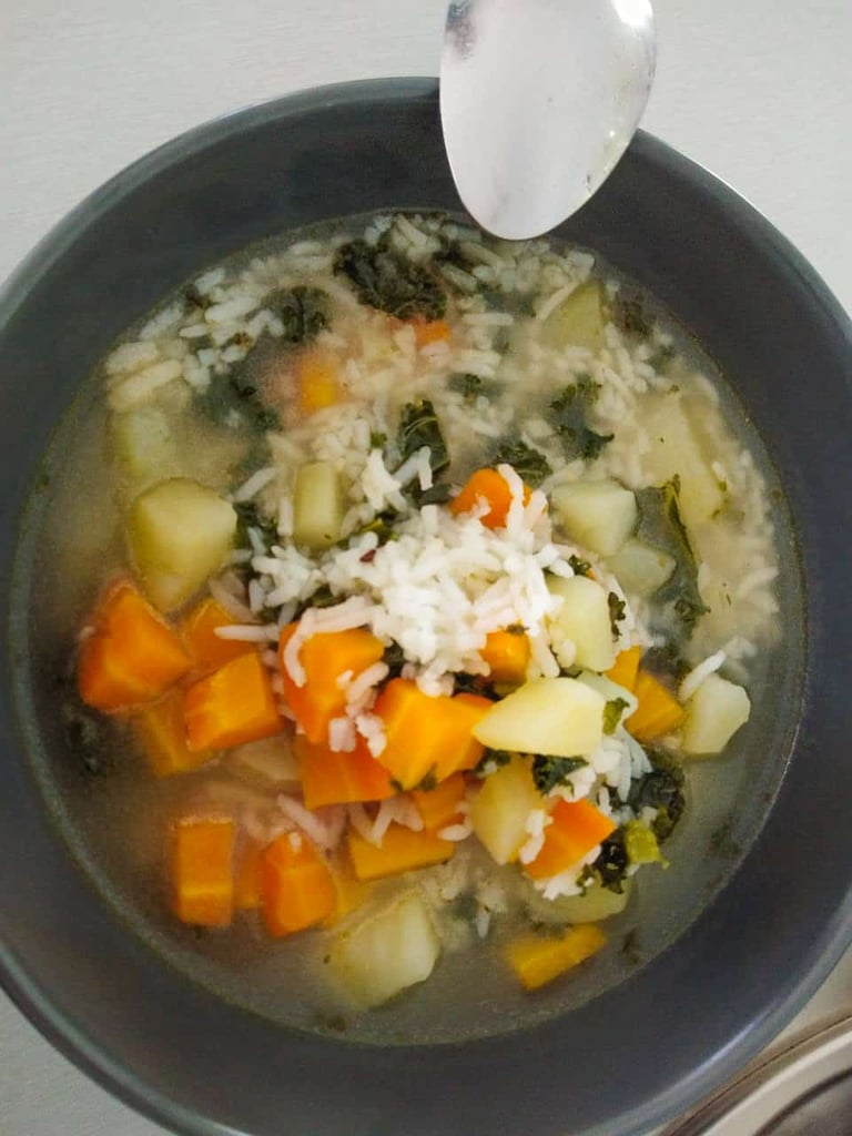 vegetarian rice soup // travelmermaid.com