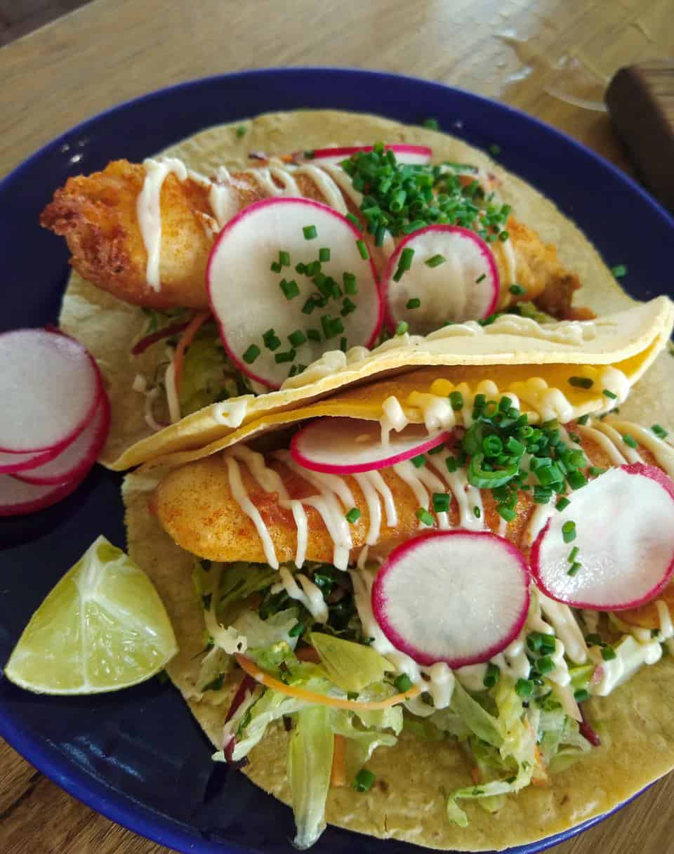 Sustainably sourced barramundi tacos at The Mexican, Port Douglas // travelmermaid.com