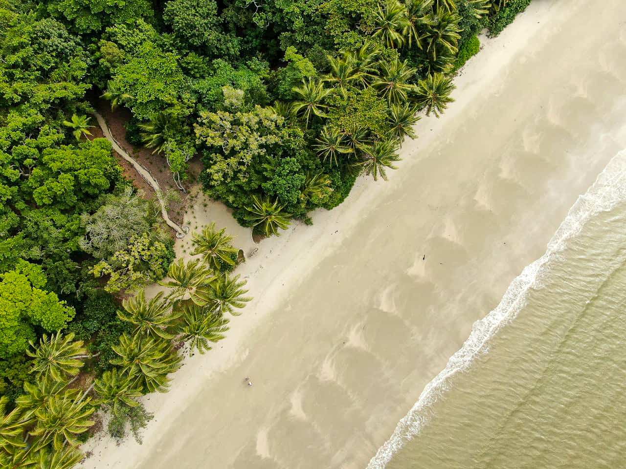 Aerial view of Four Mile Beach in Port Douglas, Australia // Travel Mermaid