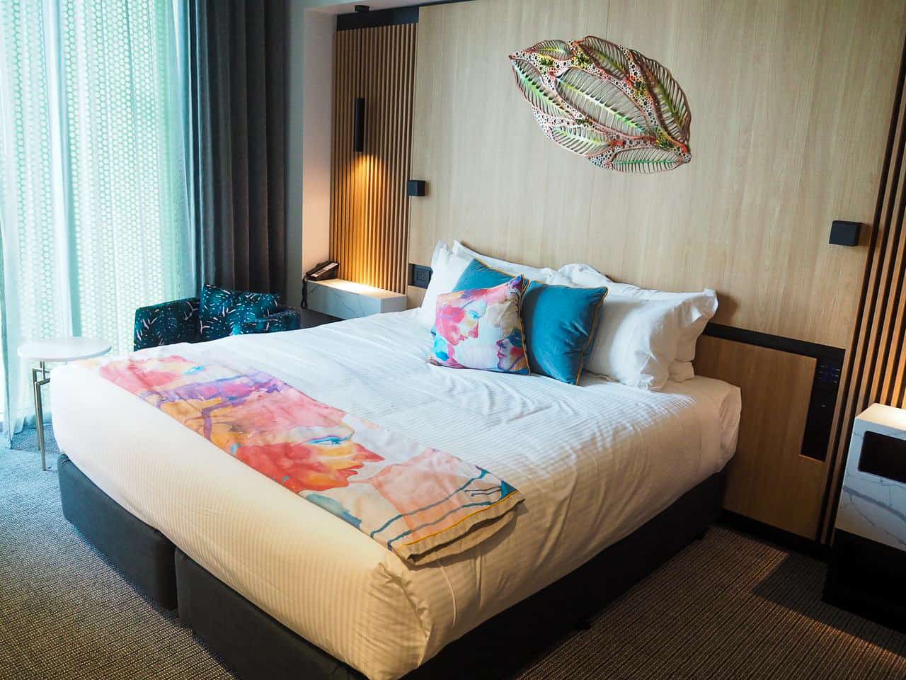 Bedroom at Bailey Crystalbrook Hotel in Cairns // Travel Mermaid