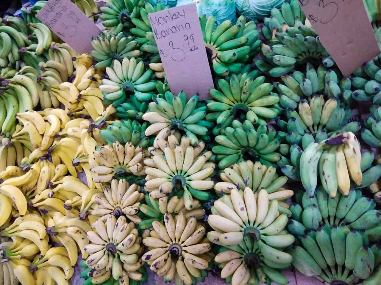 Bananas at Rustys Market in Cairns, Australia // Travel Mermaid