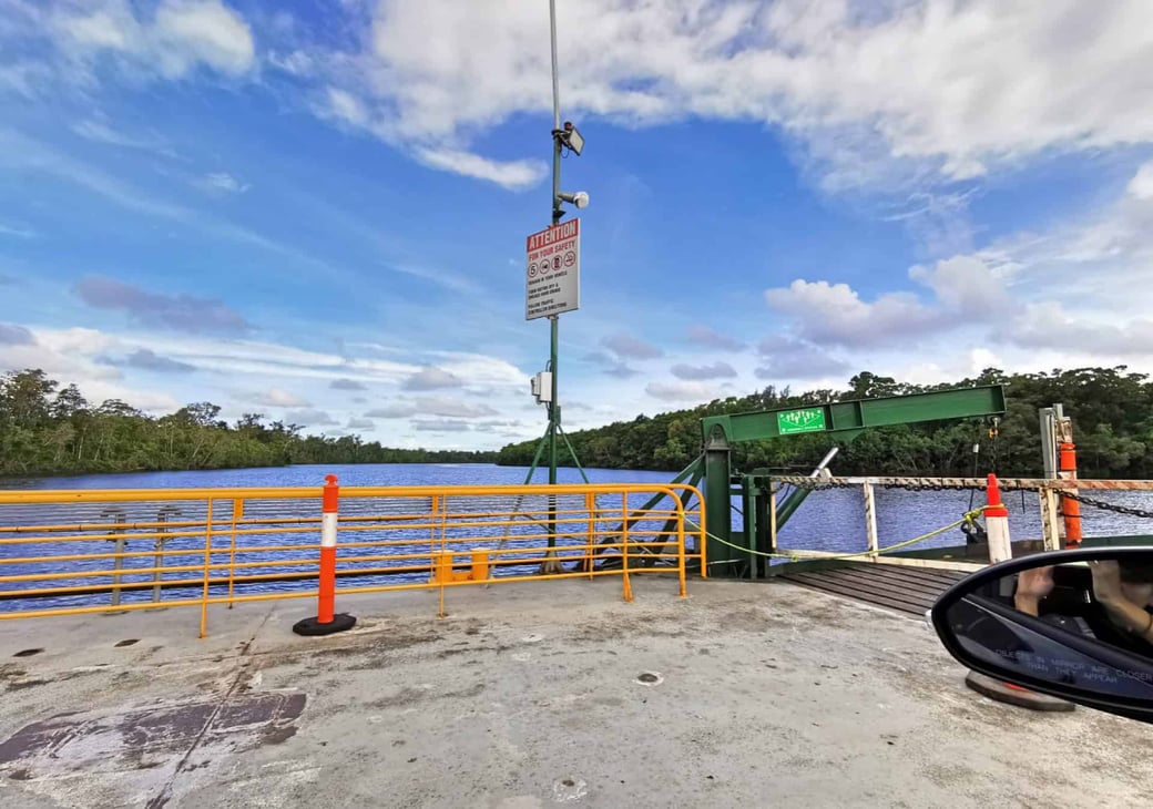 The Daintree ferry crossing in Far North Queensland // Travel Mermaid