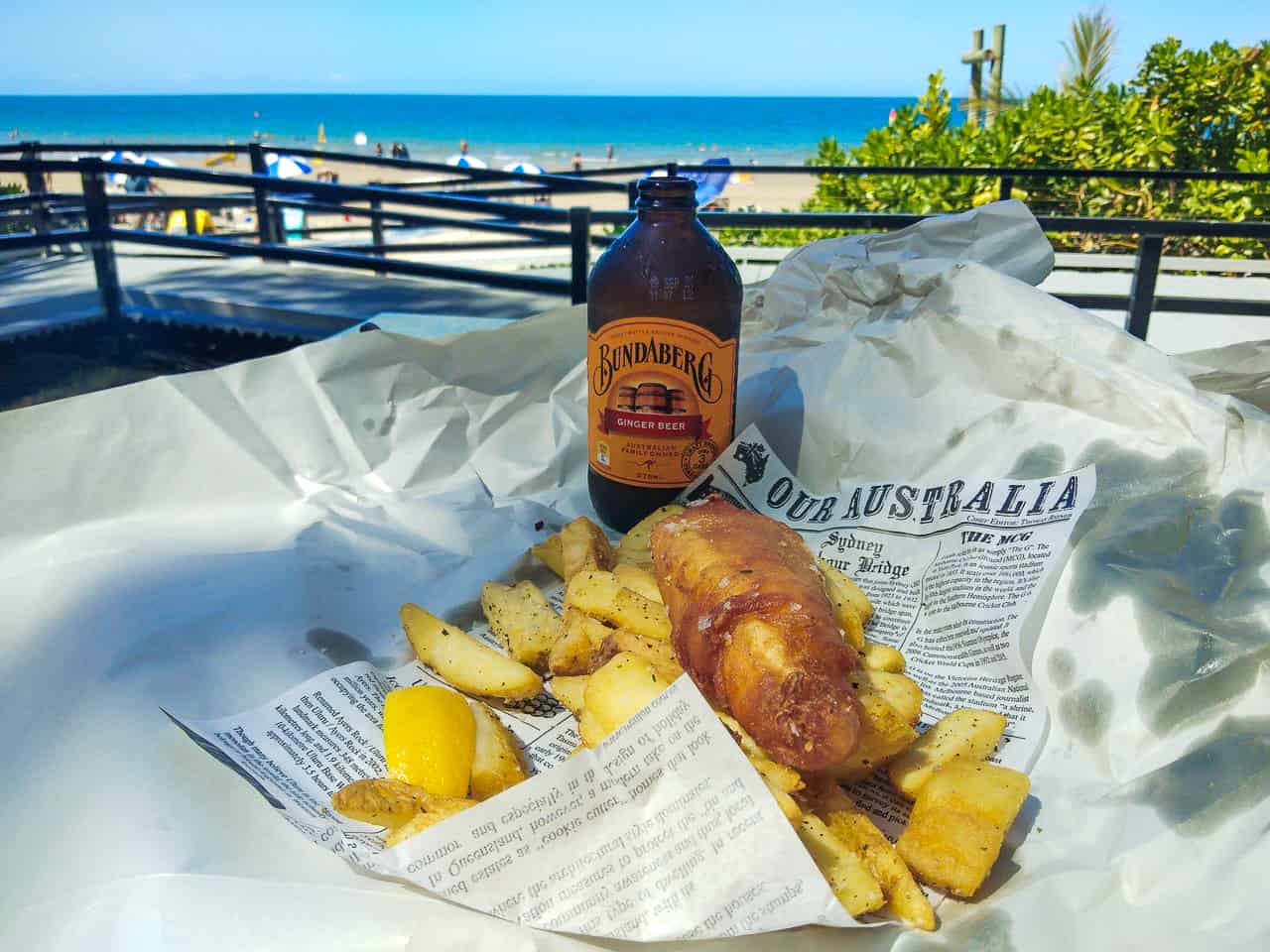 Fish and chips from Zinc restaurant in Port Douglas // Travel Mermaid
