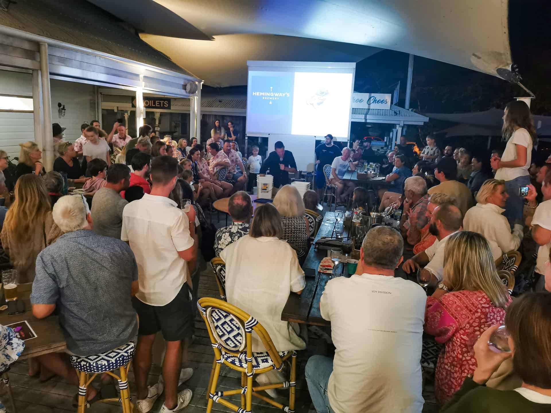 Cane toad race at Hemingway's Brewery in Port Douglas // Travel Mermaid