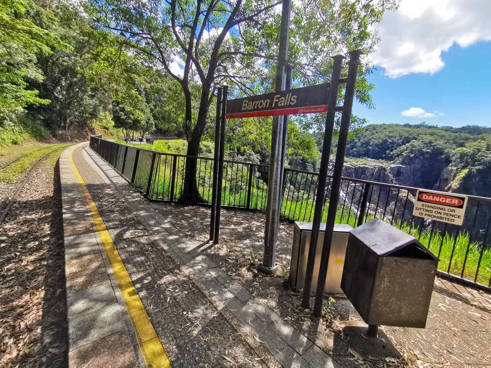Barron Falls Railway in Kuranda, Cairns // Travel Mermaid