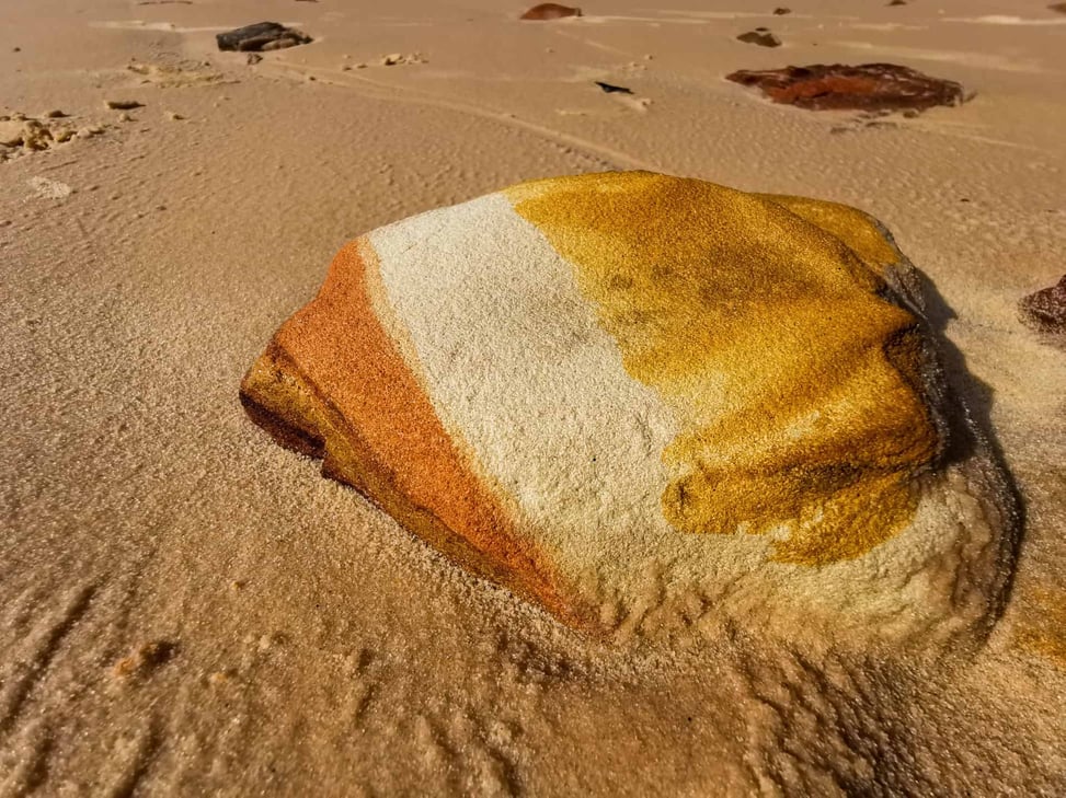 Coloured Sands on Elim Beach, Far North Queensland // Travel Mermaid