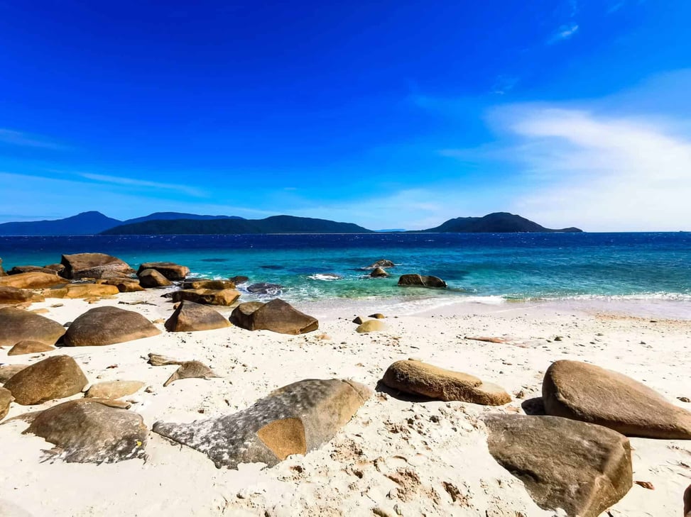 Nudey Beach on Fitzroy Island, Great Barrier Reef- Cairns // Travel Mermaid