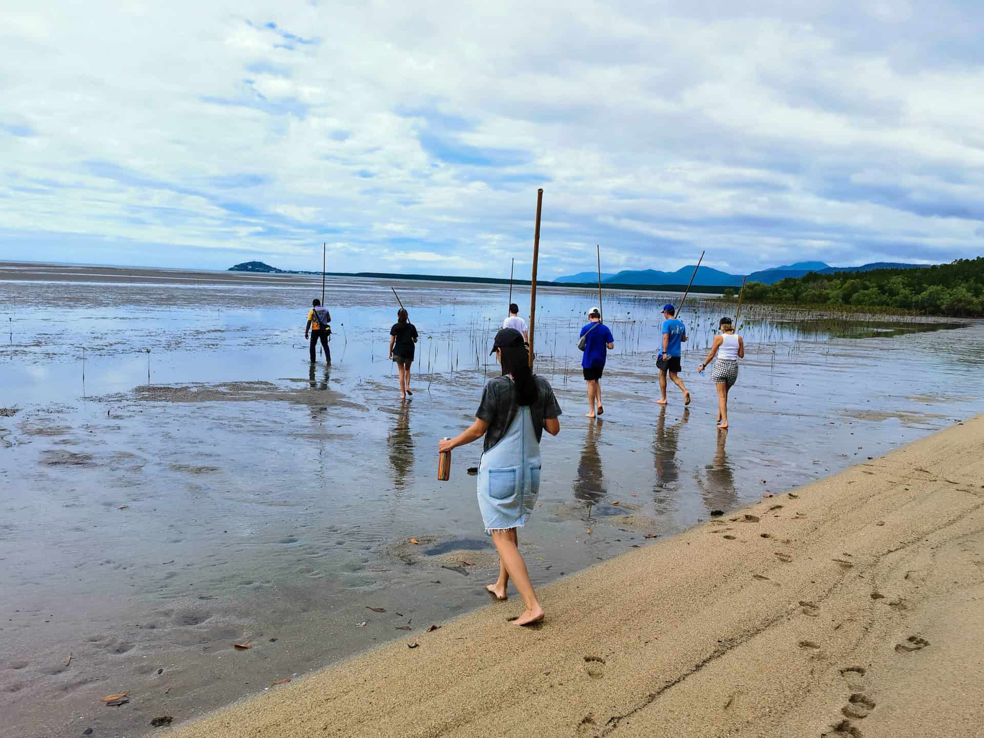 Spearfishing for mud crabs // Travel Mermaid