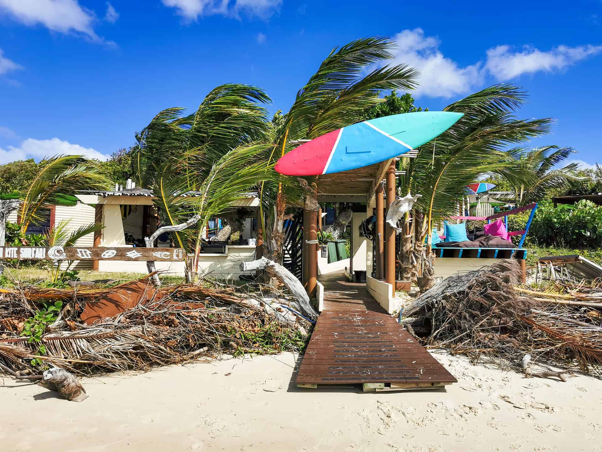 'Tank Town' kitestay at Australian Kite Surfari on Elim Beach, Far North Queensland // Travel Mermaid