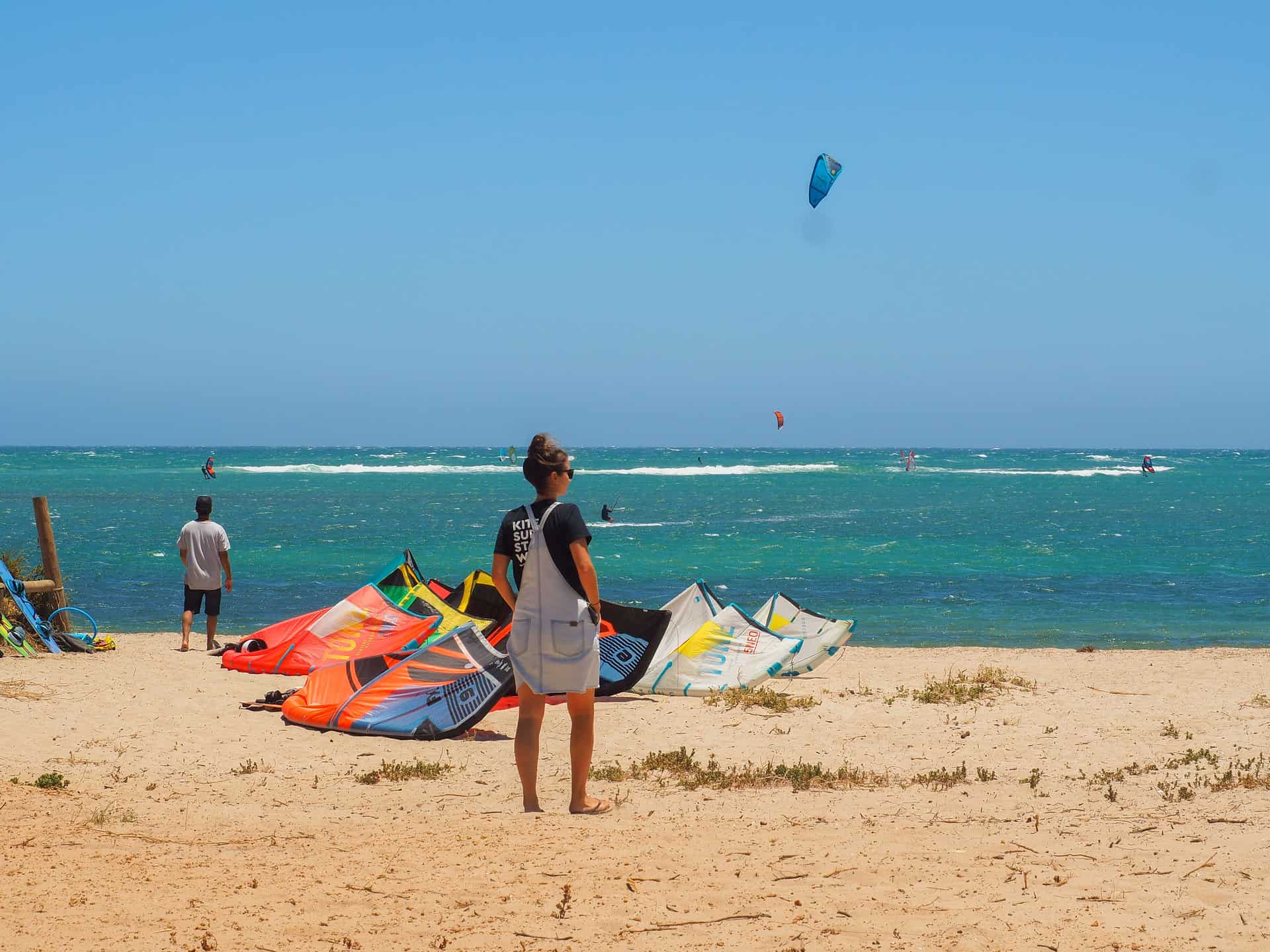 Kitesurfers at Coronation Beach in Geraldton