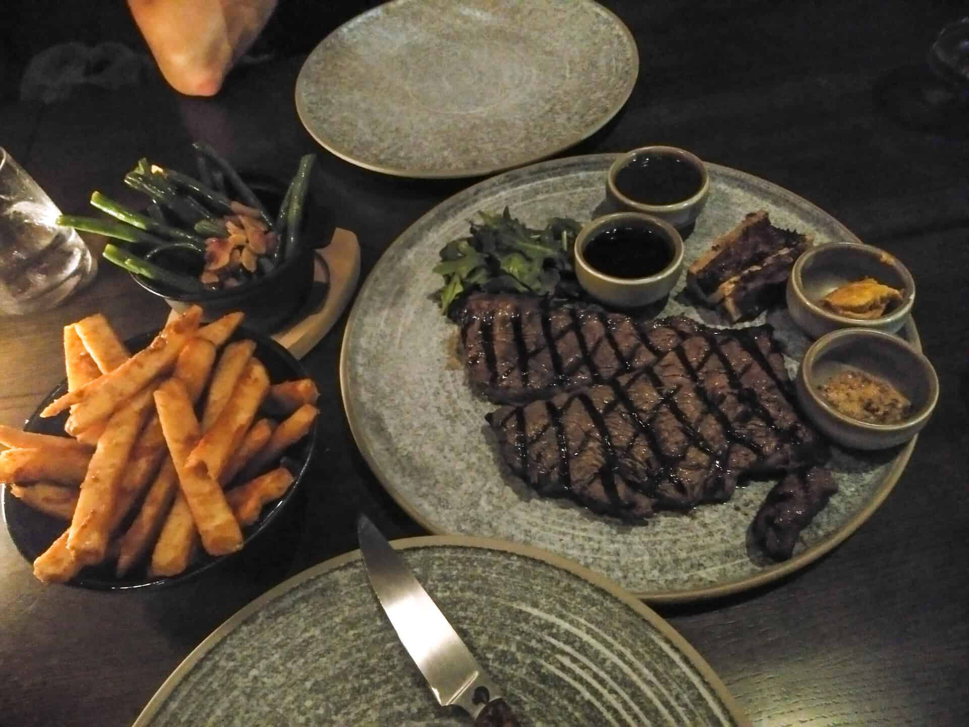Steak dinner at CC's Bar and Grill by Crystalbrook, Cairns