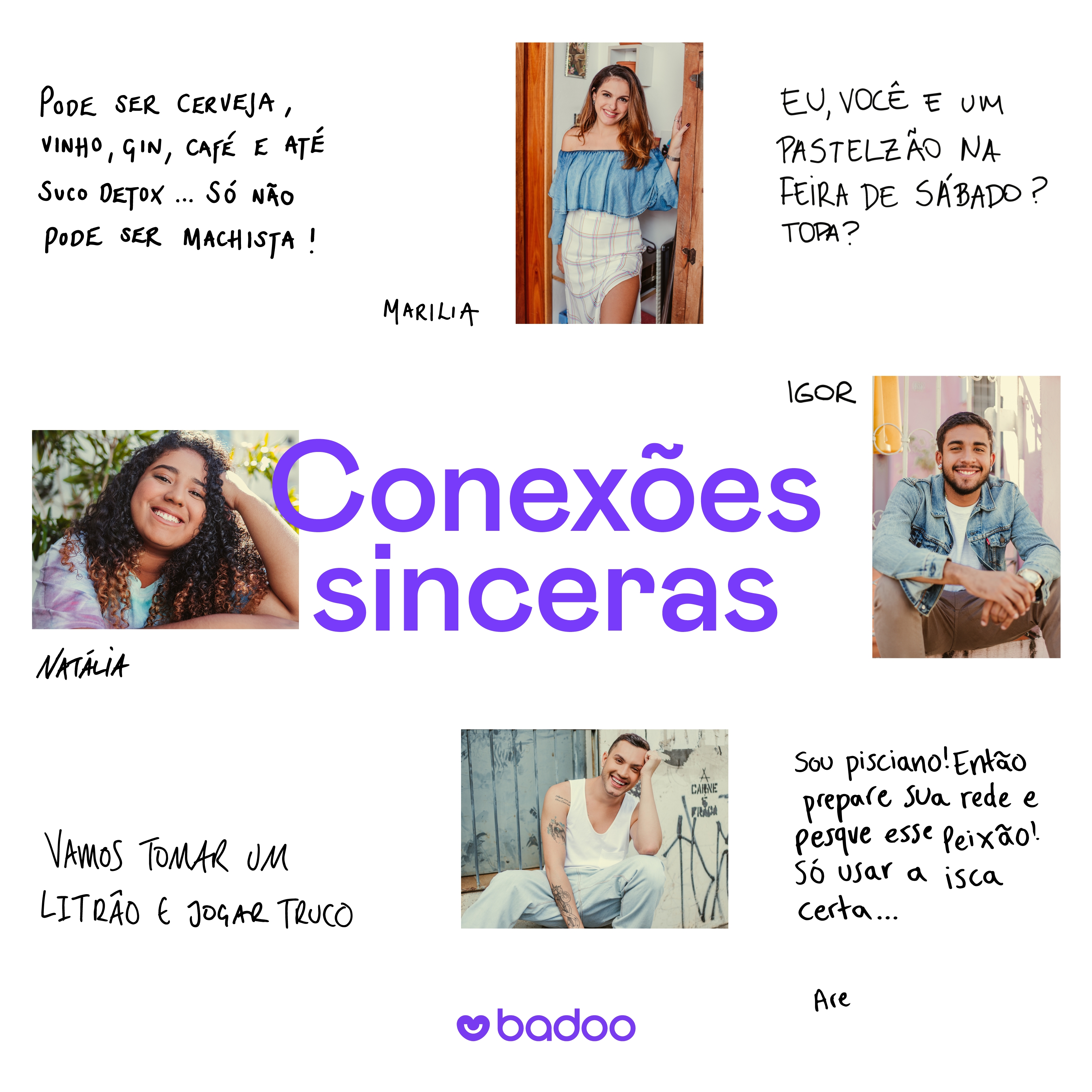 Agora você pode encontrar Aretuza Lovi no Badoo