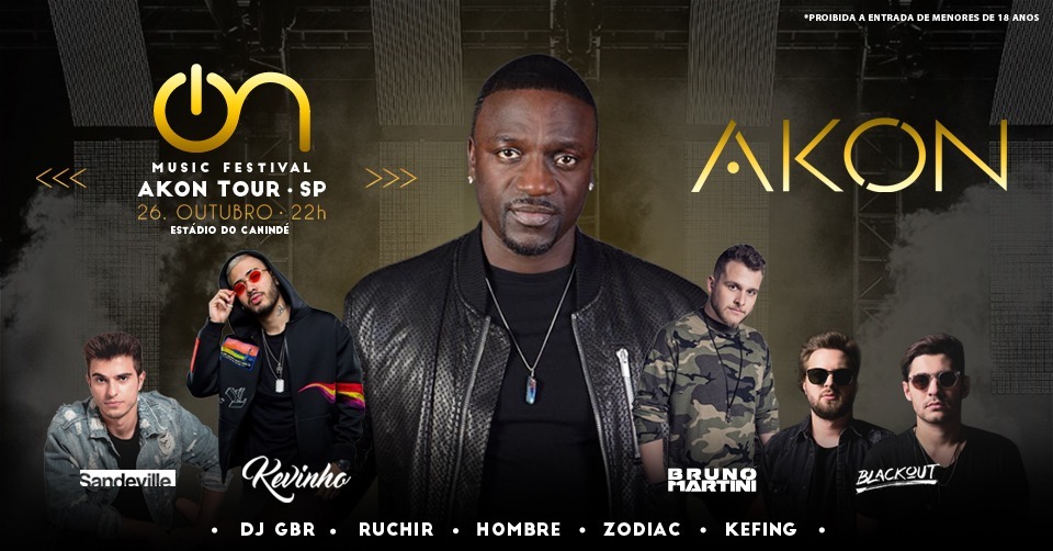 On Music Festival: Akon, Kevinho e outras atrações se apresentam no Estádio do Canindé