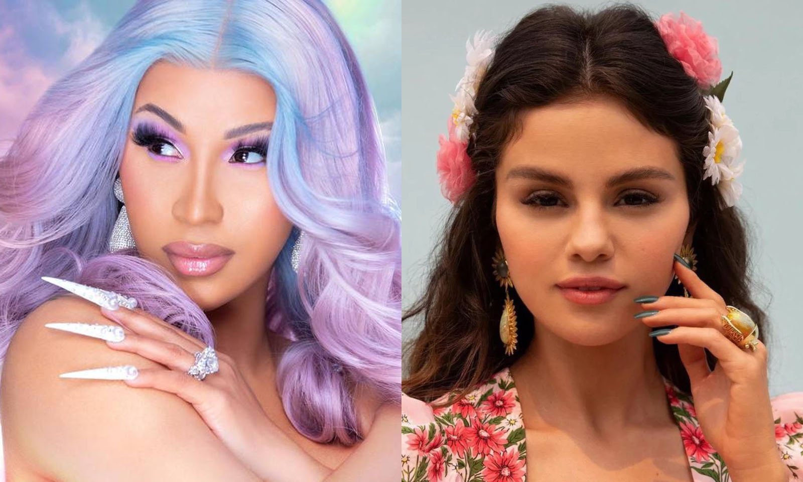 Cardi B pede para Selena Gomez não se aposentar da música: 'ela precisa de mais uma era'