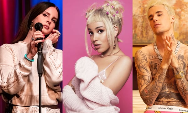Jornal elege Lana Del Rey, Doja Cat e Justin Bieber como 'fracassos de 2020'