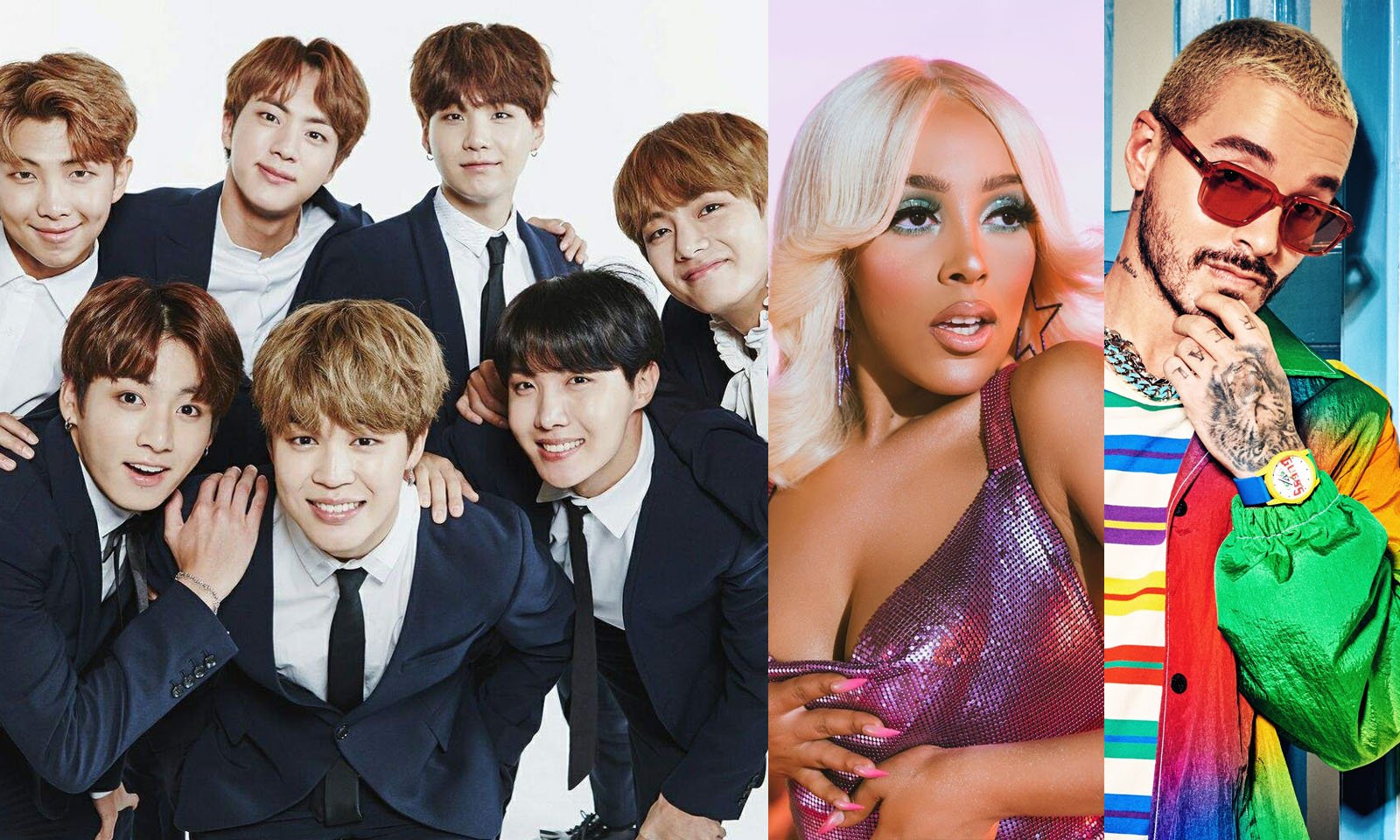 VMA 2020: MTV confirma performance de BTS, Doja Cat e J Bavin na premiação