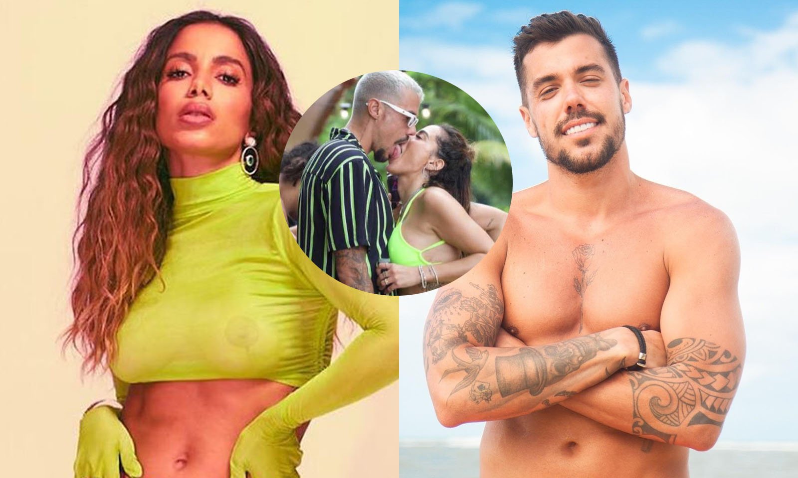 'Ilhados com Beats': Beijo de Anitta e Lipe Ribeiro vira um dos assuntos mais comentados da web