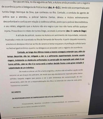 Páginas do novo processo divulgadas pelo jornalista Léo Dias.