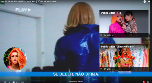 Clipe de Parabéns, da Pabllo Vittar, é retificado após notificação do Conar