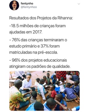 Como Rihanna consegue ajudar mais pessoas sendo artista do que Bolsonaro como presidente; compare