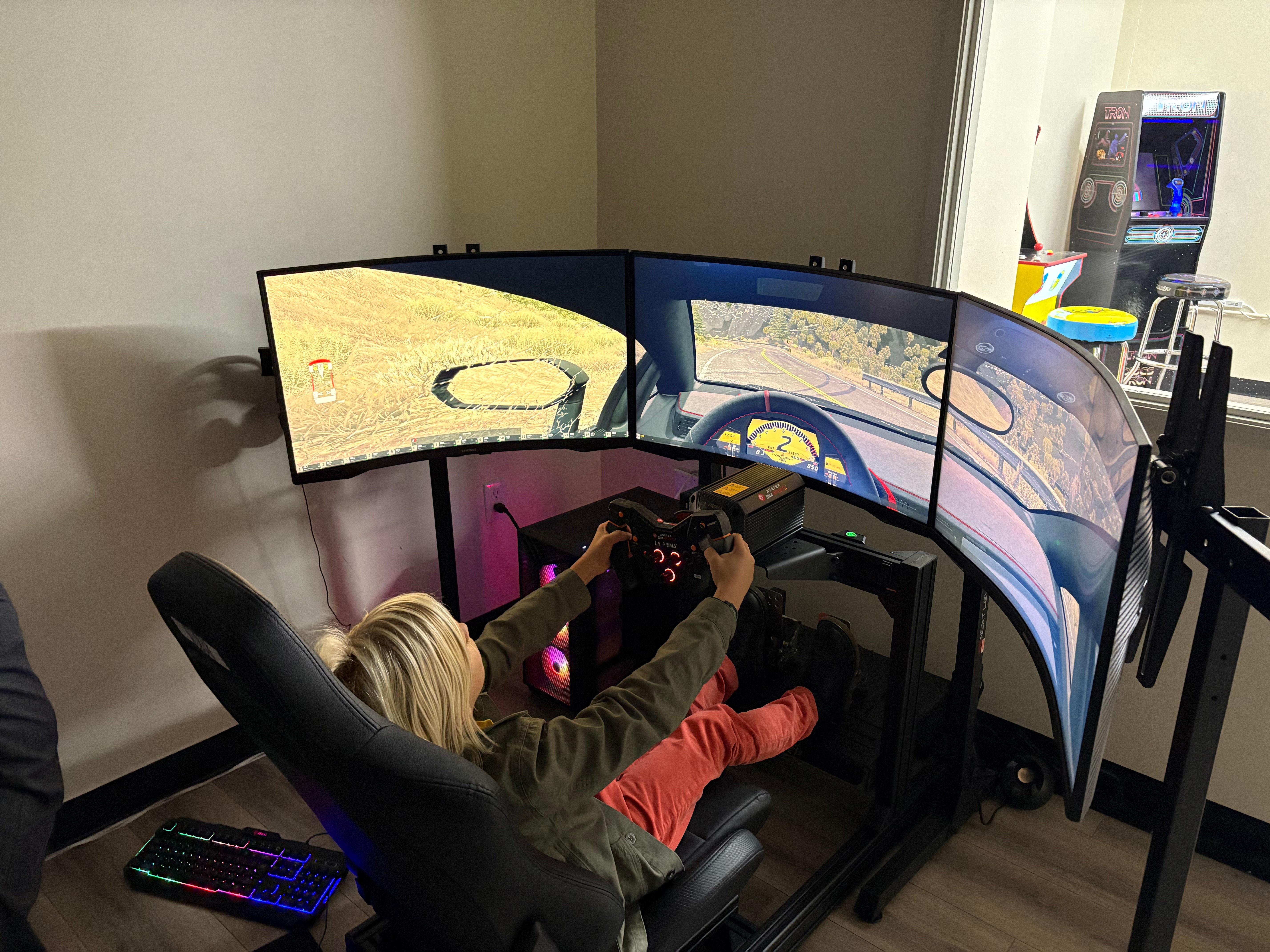 WeFly Formula 1 racing simulator experience in Pasadena, California