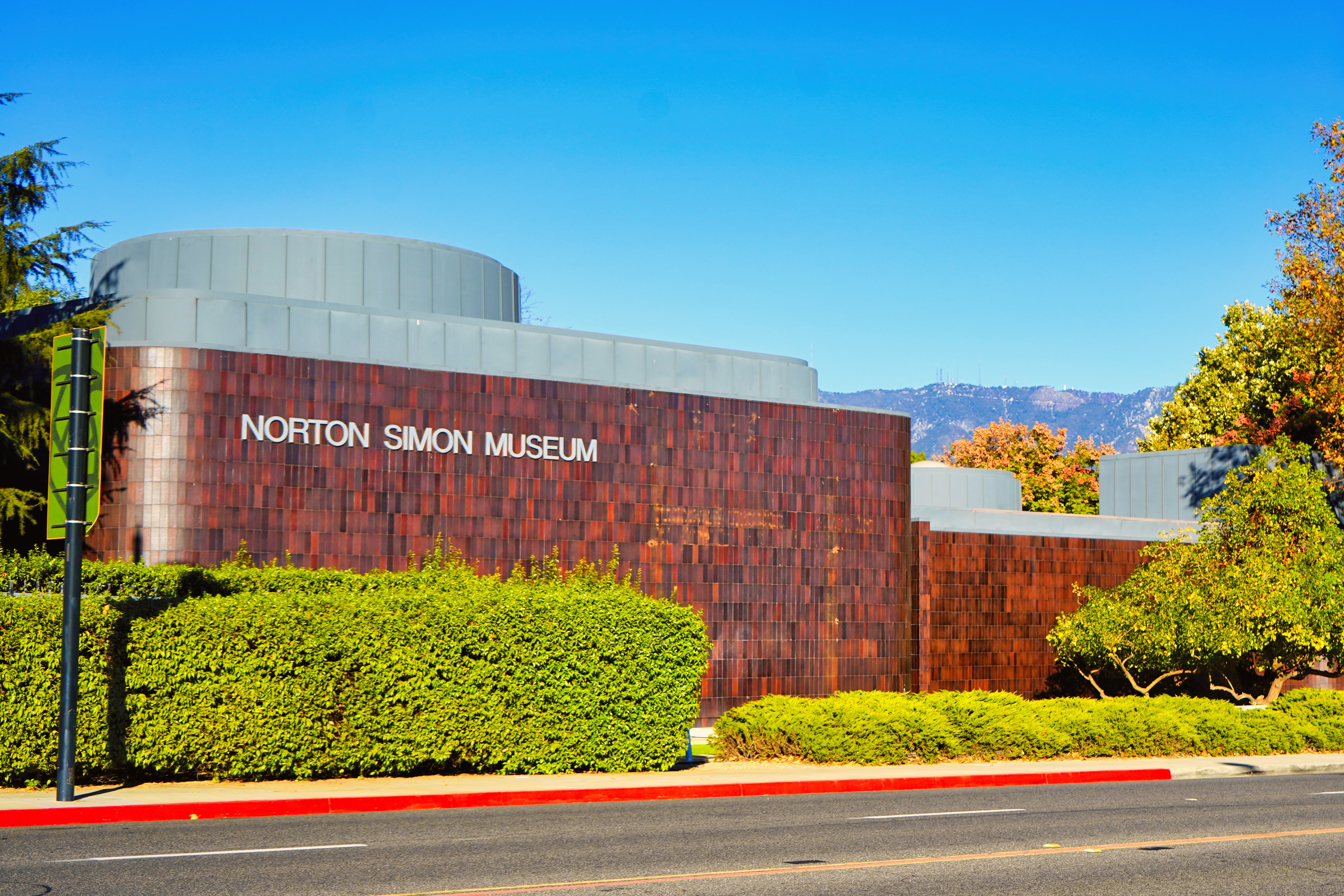 Norton Simon Museum exterior in Pasadena, California — a top indoor activity on a rainy day