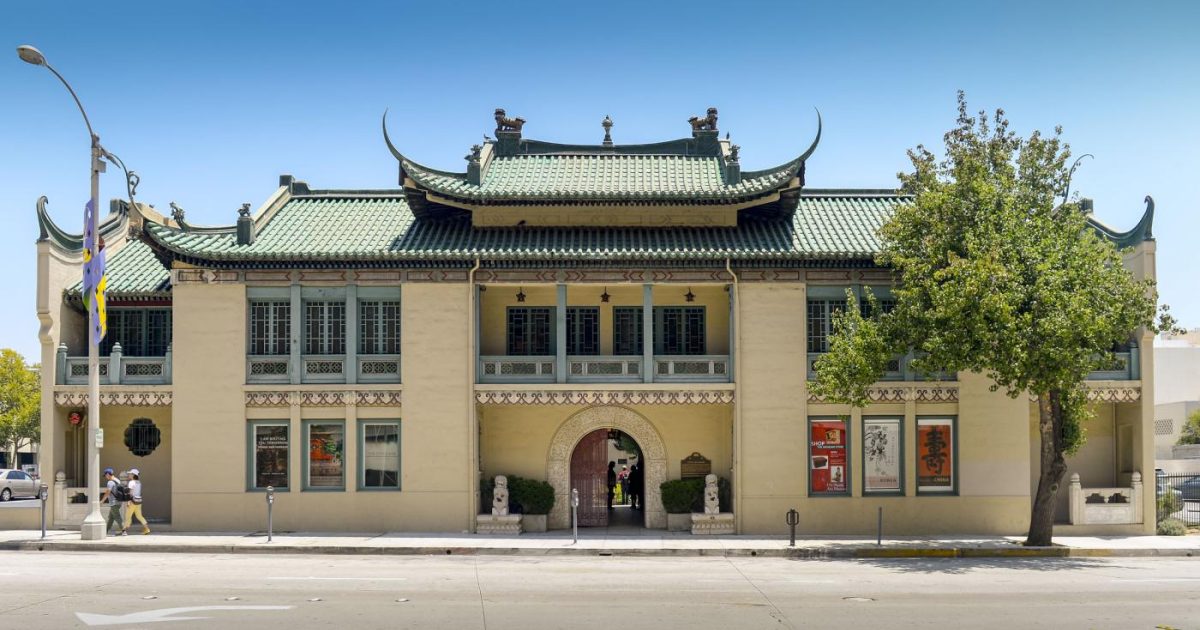 USC Pacific Asia Museum courtyard in Pasadena, California
