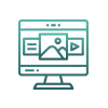 Infographic of computer screen