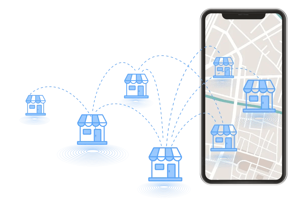 VFI Technology - Mobile phone with a map view