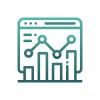 VFI Technology - Infographic of analytics depicted with a graph