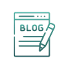 VFI Technology - Blog writing infographic of note pad and pencil