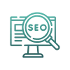 VFI Technology - Infographic of computer with the letters SEO
