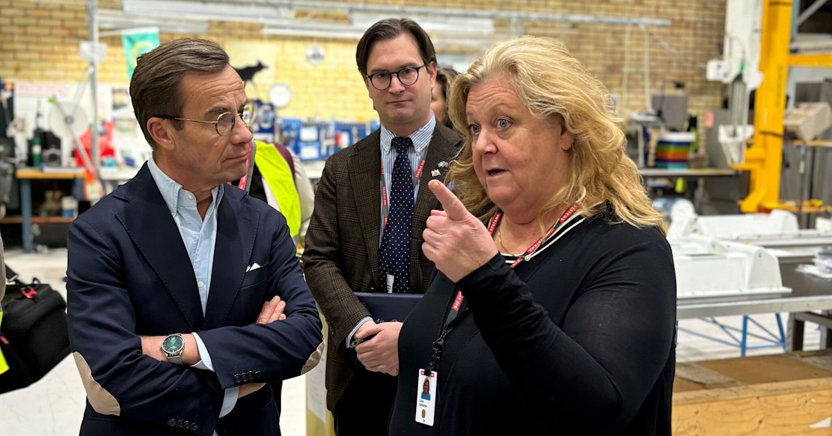 Ulf Kristersson ha visitato Bofors